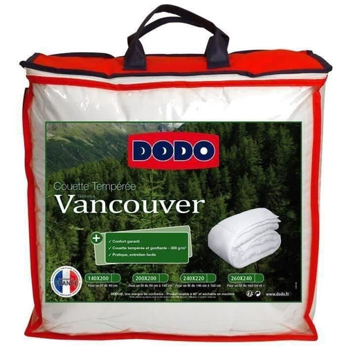 Piumino temperato DODO Vancouver - 200 x 200 cm - Bianco