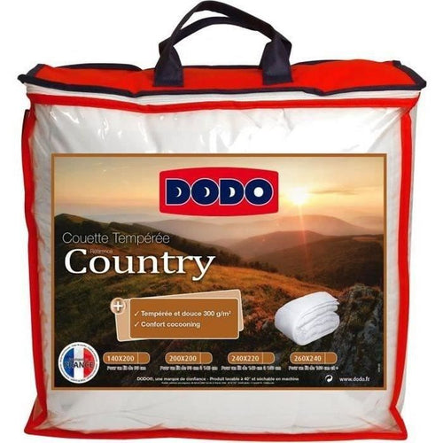 Piumino DODO Country temperato - 140 x 200 cm - Bianco