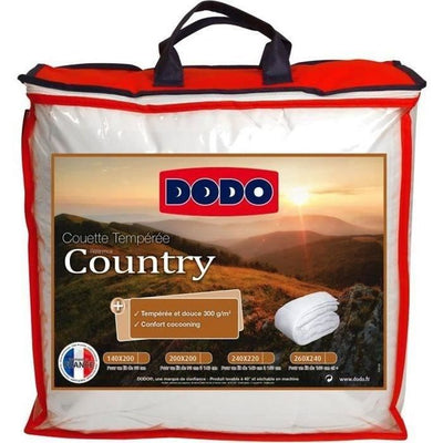 Piumino DODO Country temperato - 240 x 260 cm - Bianco