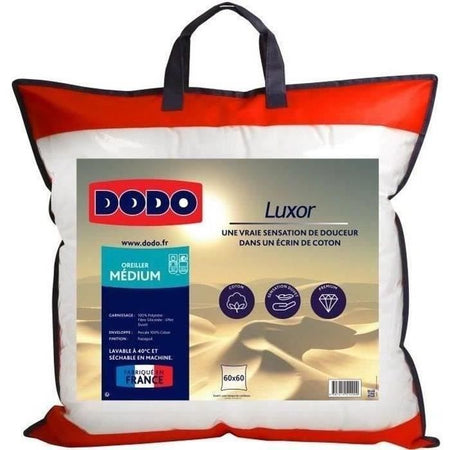 Cuscino DODO LUXOR 60x60 cm - 100% Cotone - Effetto Piumino