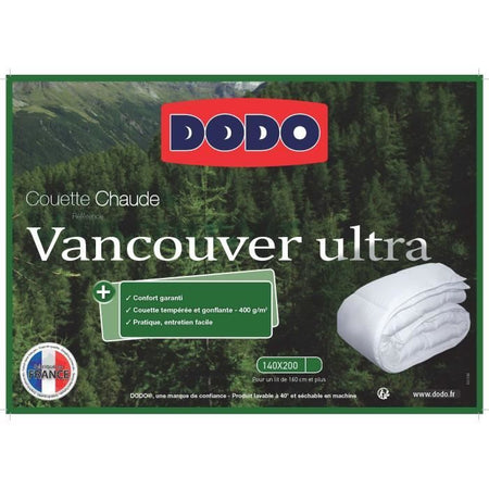 DOdo Vancouver Duvet - 140x200 cm - Ultra - Made in Francia