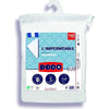 Protettore del materasso impermeabile - 140x190 cm - cotone/poliestere - anti -bedbugs