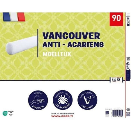 Cuscino VANCOUVER 90 cm - antiacaro - 100% Poliestere - DODO