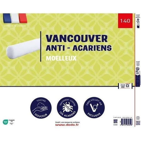 Cuscino VANCOUVER 140 cm - antiacaro - 100% Poliestere - DODO