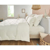 Piumino 220x240 cm DODO CHAMPS DE LIN - Caldo - 450G/m - Piumino per 2 persone - Morbido e Caldo - Antiacaro Antibatterico - Bianco