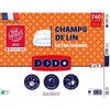 Piumino 220x240 cm DODO CHAMPS DE LIN - Caldo - 450G/m - Piumino per 2 persone - Morbido e Caldo - Antiacaro Antibatterico - Bianco