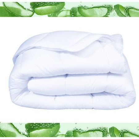 DODO Piumino ALoe 140x200 cm - Temperato - 300G/m - Piumino Singolo - Morbido e Confortevole - Bianco