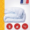 Piumino temperato DODO 240x260 cm - 2 persone - Protezione anti-insetti e antiacaro - 300G/m - Bianco - Prodotto in Francia