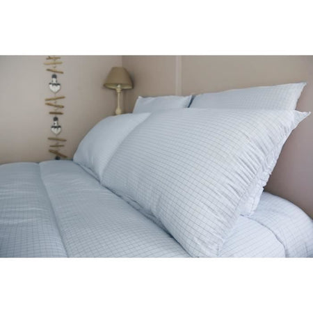 DODO cuscino medio 50x70 cm - Protezione anti-insetti e antiacaro - 550 gr - Bianco - Prodotto in Francia