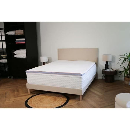 Coprimaterasso DODO ERGO LATEX - 140x190 cm - 100% Poliestere Elasticizzato Rivestimento sfoderabile