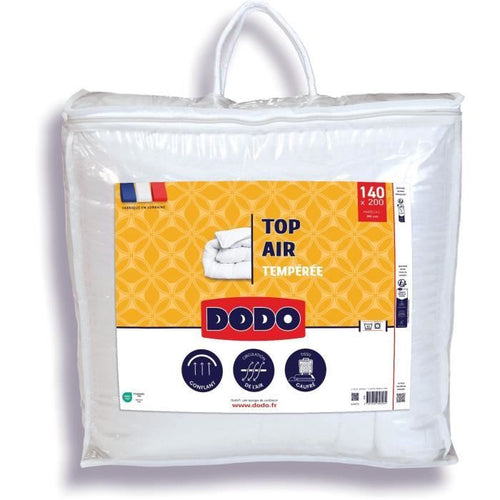 Piumino temperato - DODO - TOP AIR - 140 x 200 cm - 300G/M - Bianco