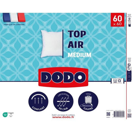 Cuscino - DODO - MEDIUM TOP AIR - 60 x 60 cm - Bianco
