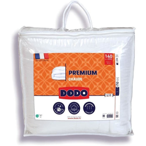 Piumino caldo - DODO - PREMIUM - 140 x 200 cm - 250G/M - Bianco