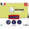 DODO - Cuscino DEFENCE - 60 x 60 cm - 100% Poliestere VOLUPT'AIR - Bianco