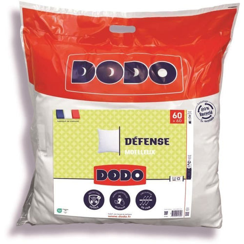 DODO - Cuscino DEFENCE - 60 x 60 cm - 100% Poliestere VOLUPT'AIR - Bianco