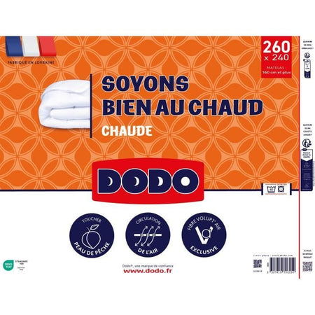 DODO - Piumino - Caldo - 240 x 260 - 400g/m - VOLUPT'AIR - Bianco