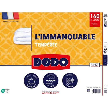 DODO - Piumino temperato 250G/m - L'IMPERDIBILE - 140 x 200 cm - Bianco