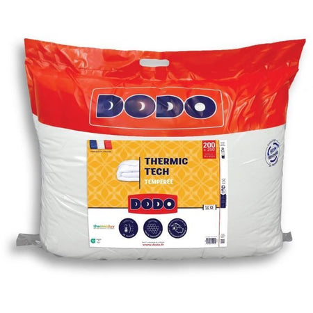 DODO - Edredón nórdico templado 250 g/m - THERMIC TECH - 200 x 200 cm - Blanco