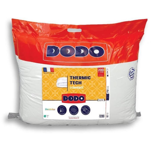 DODO - Edredón nórdico templado 250 g/m - THERMIC TECH - 200 x 200 cm - Blanco