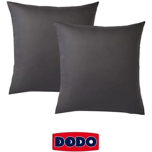 Set di 2 federe Dodo Square - 65x65 cm - bianco - Made in Francia