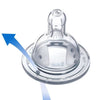 DODIE Bottle Initiation + 330 ml BLUE FIREFIGHTER - +6 mesi - tettarella rotonda 3 velocità - flusso 3