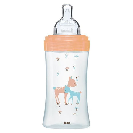 DODIE Bottle Sensation Glass 270ml Beige Biche - 0-6 mesi