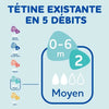 Set di 3 dodie anti -color biberons sensazione+ - vetro - 270ml - 0-6 mesi - ciuccio piatto - deposito 2