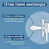 2 Ciucci anatomici - DODIE - A109 EDL - +18 mesi - Mathilde Cabanas Blu