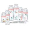 Kit Parto Dodie - 6 Biberon Anti-coliche, Tettarelle Piatte, 1 Ciuccio Anatomico 0-2 Mesi, 1 Scovolino per Biberon - Senza BPA - Verde