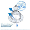 DODIE Initiation Teat + Supernova round 3 speed - wide neck - +6 months - flow silicone 3 - set of 2