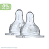Tettarella DODIE + Supernova tonda a 3 velocità - collo largo - +6 mesi - silicone flow 4 - liquido denso - set di 2