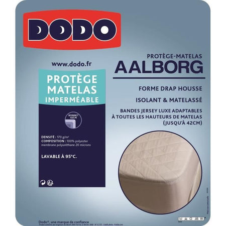 Materasso DODO Protege Aalborg - trapuntato e impermeabile - 180x200 cm