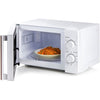 Forno microonde DOMO DO2720 - 20L - 700W - Timer 35 min - Funzione scongelamento - L44 x P35,8 x H 25,8 cm - Finitura legno bianco