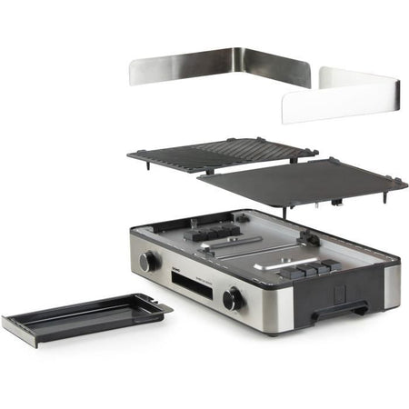 Barbecue da tavolo Genius - DOMO - DO9259G - 2 zone di cottura - Termostato regolabile - 2400 W