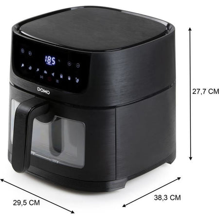 Friggitrice ad aria calda - DOMO - DO540FR - 6L - Schermo digitale - 8 programmi - Deli-Fryer