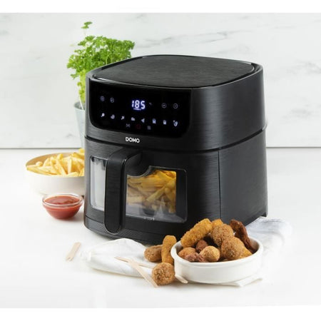 Friggitrice ad aria calda - DOMO - DO540FR - 6L - Schermo digitale - 8 programmi - Deli-Fryer