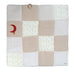Tappeto gioco - DOMIVA - Honey Moon - Patchwork - Anello in legno e luna decorativa