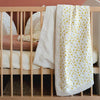 Coperta reversibile per neonati in stile safari Beige 75x100 cm