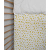 Lenzuolo con angoli per bambini in jersey con stampa Savannah, giallo, 70x140 cm