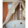 Giostrina musicale Luna per bambini Naturale 60x40 cm