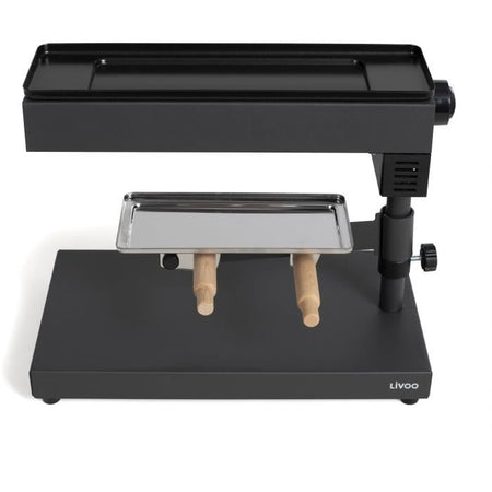 LIVOO DOC159 Apparecchio tradizionale per raclette - Nero