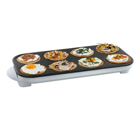 LIVOO DOC186 Crepiere elettrico Maxi Crepes Party - Bianco