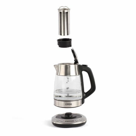 LIVOO DOD165 Teapot - Bollitore elettrico - a batteria - Grigio