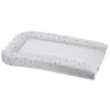 Fasciatoio DOMIVA in PVC + 2 spugne rimovibili - Bianco con stampa a stella