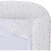 Fasciatoio DOMIVA in PVC + 2 spugne rimovibili - Bianco con stampa a stella