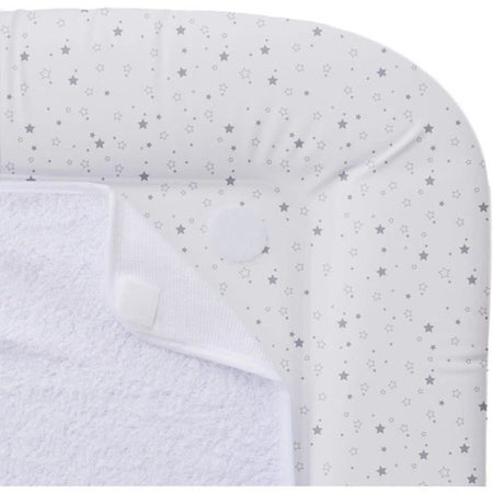 Fasciatoio DOMIVA in PVC + 2 spugne rimovibili - Bianco con stampa a stella