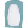 Domiva Set 2 fodere per fasciatoio - 50 x 75 cm - Spugna in policotone - Bianco/Nilo