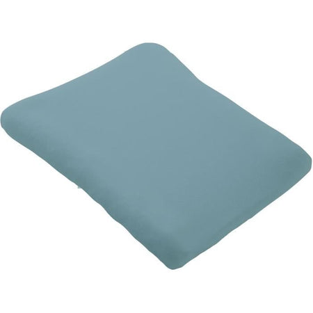 Domiva Set 2 fodere per fasciatoio - 50 x 75 cm - Spugna in policotone - Bianco/Nilo