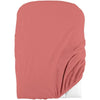Domiva Set 2 fodere fasciatoio - 50 x 75 cm - Spugna in policotone - Bianco/Terracotta