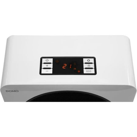 Stufa in ceramica - 2500 W - DOMO - DO7344H - 34,8 x 18,3 x 35,2 cm - Bianco